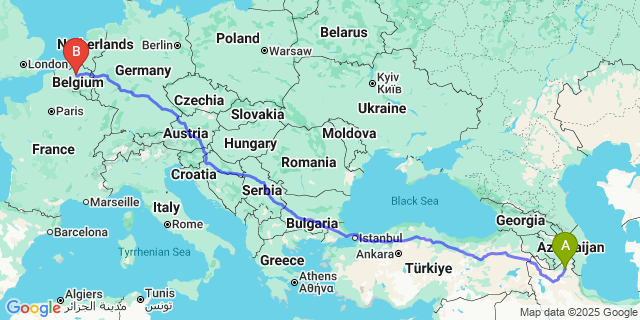 Map: Brussels Zaventem Airport (BRU) to Havay